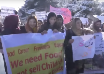 Women in Kabul Protest for Food, Work and Equality: “Poverty Forced Us To Gather Here”