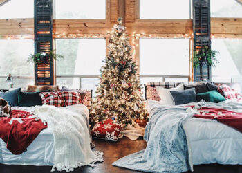 Home Tour: We Found The Most Dreamy Christmas Cabin