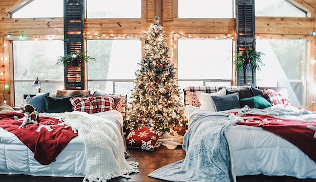 Home Tour: We Found The Most Dreamy Christmas Cabin