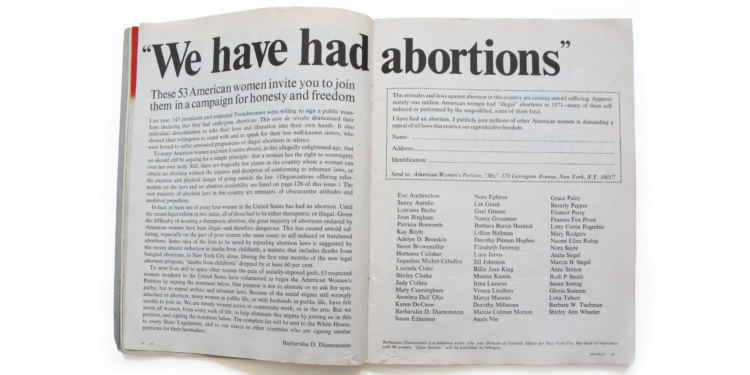After the Worst Year for Abortion Rights in a Half Century, Ms. Relaunches Iconic “We Have Had Abortions” Campaign