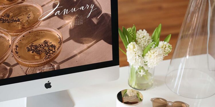 Free, Downloadable Tech Backgrounds for January 2022!