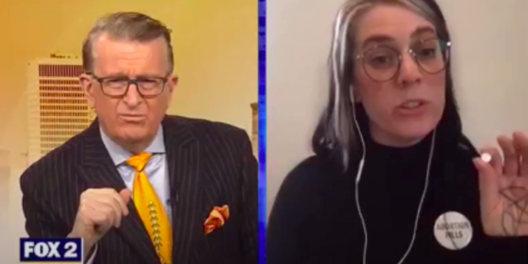 Jex Blackmore Swallows Abortion Pill on Fox News: “It’s Literally This Easy”