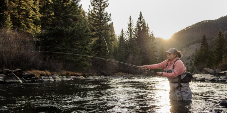 Meet Erica Nelson, a Female, Indigenous Fly Fishing Guide