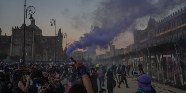 Mexican Women Protest Femicides as President Warns Against Violence