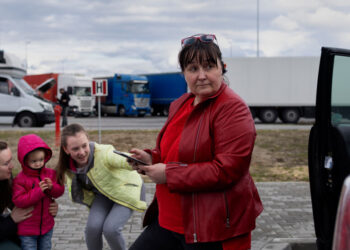 Women in Poland volunteer as drivers to offer safe transit to Ukraine’s refugees.