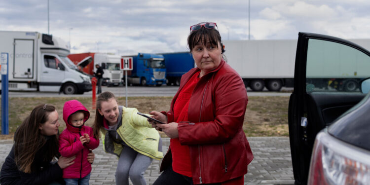 Women in Poland volunteer as drivers to offer safe transit to Ukraine’s refugees.