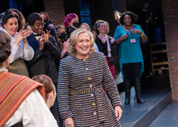 On the Scene: Hillary Clinton at ‘Suffs’