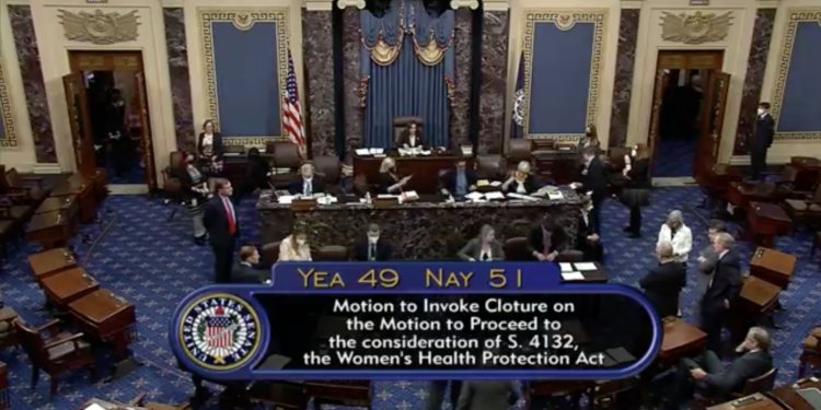 Senate Republicans Block Vote to Guarantee Abortion Access Nationwide