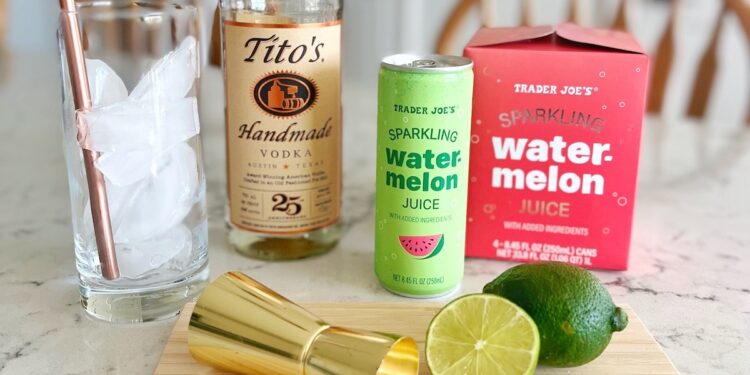 Trader Joe’s 3-Ingredient Watermelon Juice Cocktail
