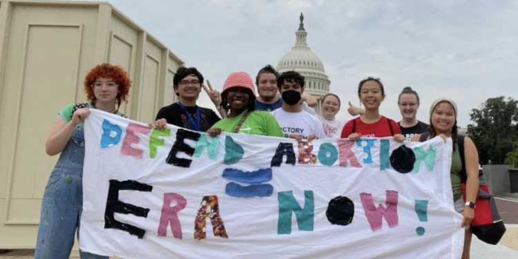 Young Women Vow to Carry the Equal Rights Amendment Across the Finish Line
