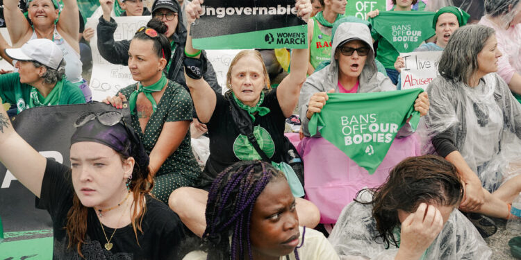 ‘Keep Fighting’: Protesters Demand Action on Abortion Rights