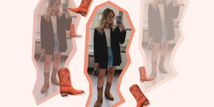 How Our Fashion Editor Is Styling Cowboy Boots for Fall