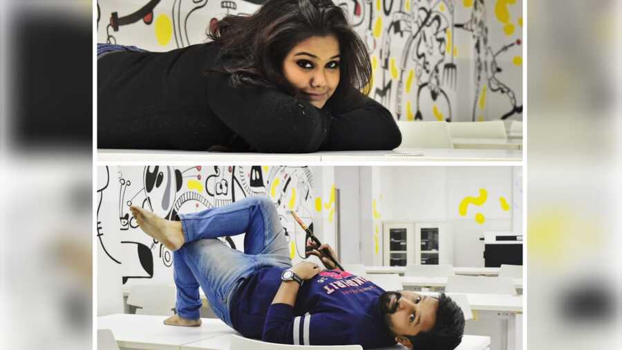 Joyeeta and her husband Prasenjit run Studio Joyeeta from an office-studio space in Tollygunge