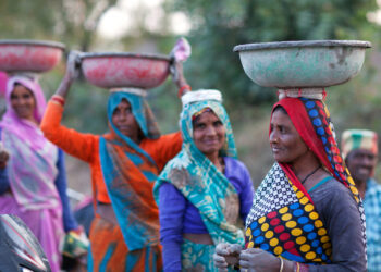 At extremely low levels of education and income, women have no option but to join the workforce and support their households.