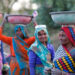 At extremely low levels of education and income, women have no option but to join the workforce and support their households.