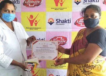 With the support of the Women and Child Development Ministry of Gujarat and Hindustan Unilever's Lifebuoy soap, Shakti Foundation organised a handwashing campaign on October 2, 2020.
