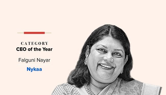 ET Startup Awards 2022: Nykaa's Falguni Nayar is the CEO of the Year