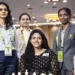 (Clockwise from left) Tania Sachdev, Koneru Humpy, R Vaishali and D Harika were part of the first Indian women's team to win a Chess Olympiad medal
