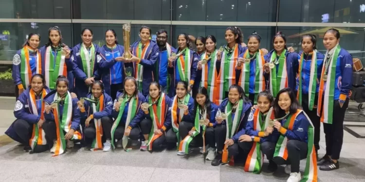 The Indian women's hockey team won the inaugural FIH Women's Nations Cup