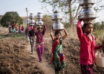 Women and girls often bear the deepest impacts of increasing scarcity of natural resources, such as water