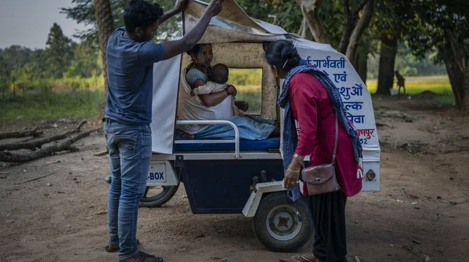 Motorbike Ambulances Help Women Survive Childbirth In Rural India