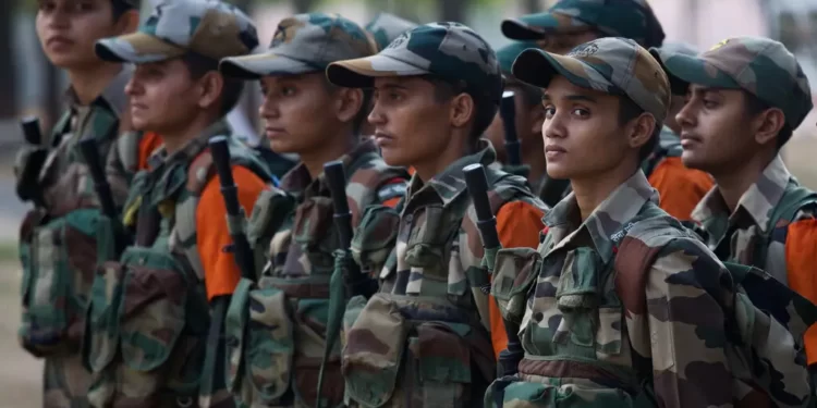Women make up a fraction of the more than 1.3 million people serving in India’s armed forces.