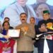 Himachal Pradesh chief minister Sukhvinder Singh Sukhu during a function to celebrate women’s day in Shimla on Monday.