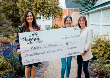 Salmon Arm’s Mamas for Mamas took home the bulk of the money donated at Shuswap Women Who Wine’s latest Community Giving Event held at R.J. Haney Heritage Village and Museum on Saturday, June 18, 2023