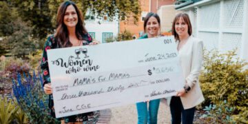 Salmon Arm’s Mamas for Mamas took home the bulk of the money donated at Shuswap Women Who Wine’s latest Community Giving Event held at R.J. Haney Heritage Village and Museum on Saturday, June 18, 2023