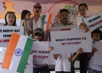 Manipur Women Hit The Streets For Peace Human Chain Rally Staged To Protest Infiltration Of Illegal Kuki-Chin'