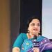 From left: Senior advocate Madhavi Divan, UN Women Representative for India Susan Ferguson, former chief justice of the J&K high court justice Gita Mittal during a panel discussion at HT G20 Agenda, in New Delhi on Monday.