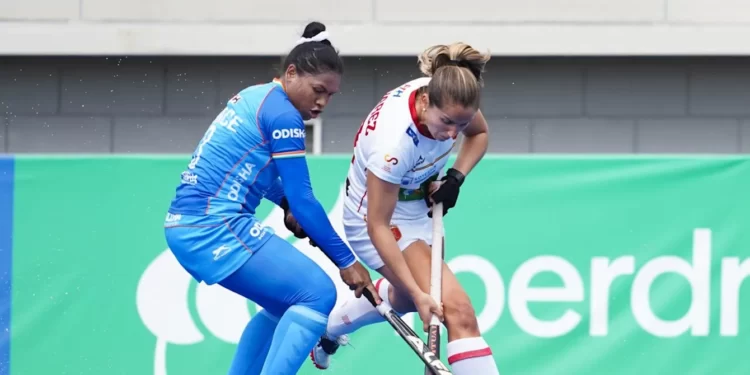 Torneo del Centenario 2023 hockey: India women play out 2-2 draw vs hosts Spain
