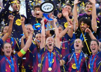 Barcelona 4-0 Lyon: Ewa Pajor and Salma Paralluelo settle Women’s Champions League final as Spanish side reclaim crown