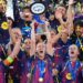 Barcelona 4-0 Lyon: Ewa Pajor and Salma Paralluelo settle Women’s Champions League final as Spanish side reclaim crown